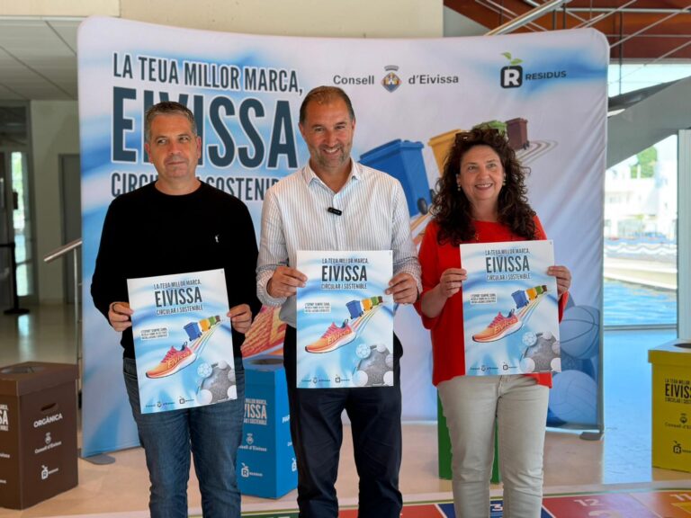 El Consell d’Eivissa impulsa una campanya als poliesportius de l’illa per fomentar el reciclatge i la prevenció de residus