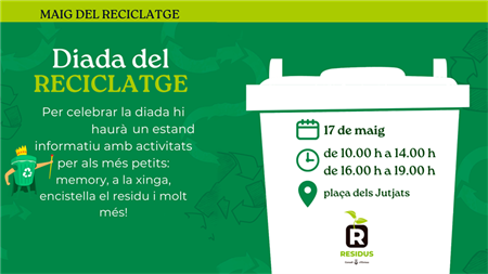 El Consell d’Eivissa acoge un estand informativo en Vara de Rey con motivo del Día Mundial del Reciclaje